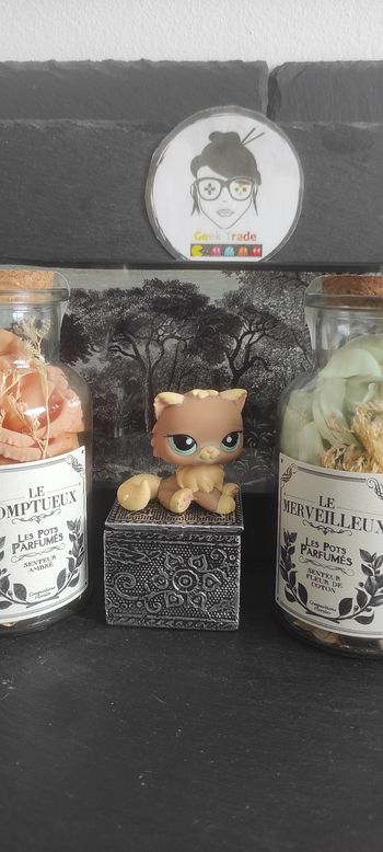 Littlest Petshop Pet Shop LPS Authentic  Authentique cat Chat Persian 1063