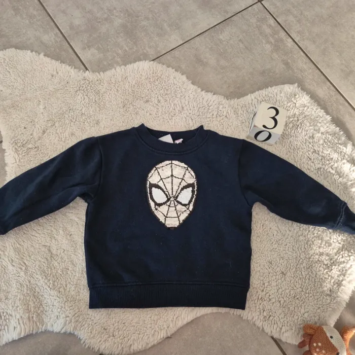 sweat marine Spider-man taille 3ans Marvel - photo numéro 3