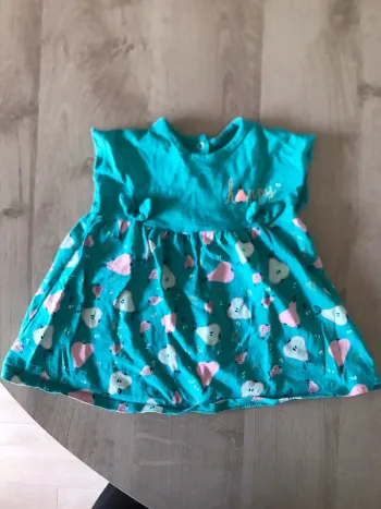 Robe manches courtes