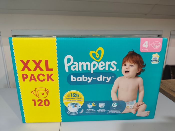 Pampers T4 (120 couches)