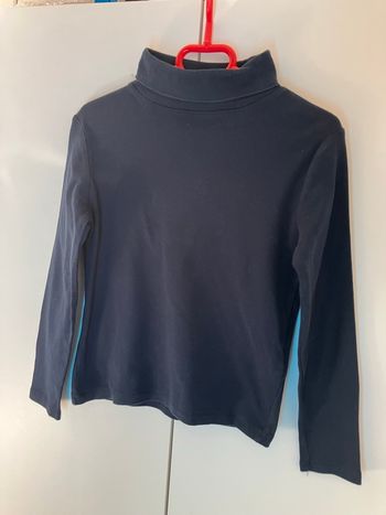 Sous pull  bleu marine garçon 8 ans Kiabi 