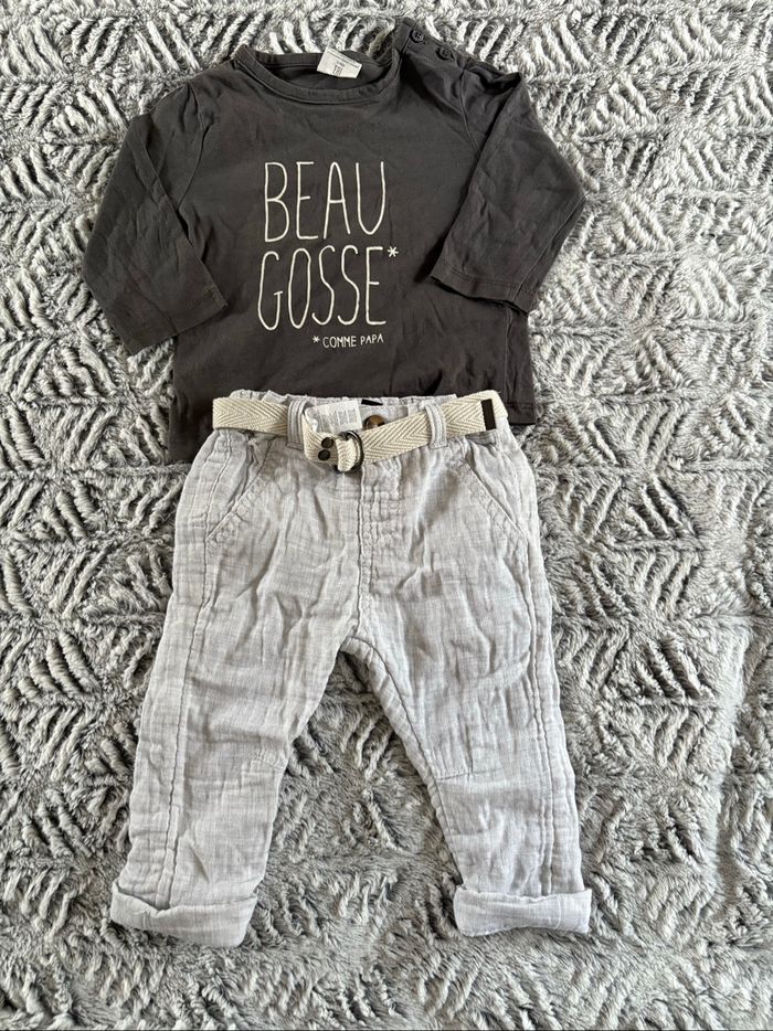 Ensemble t-shirt & pantalon Kiabi 9 mois