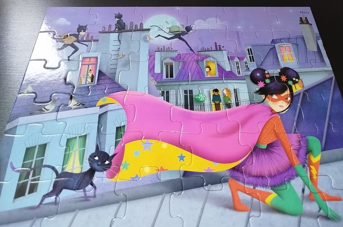 🧩 Djeco Puzzle Super Star 36 pièces - photo numéro 2