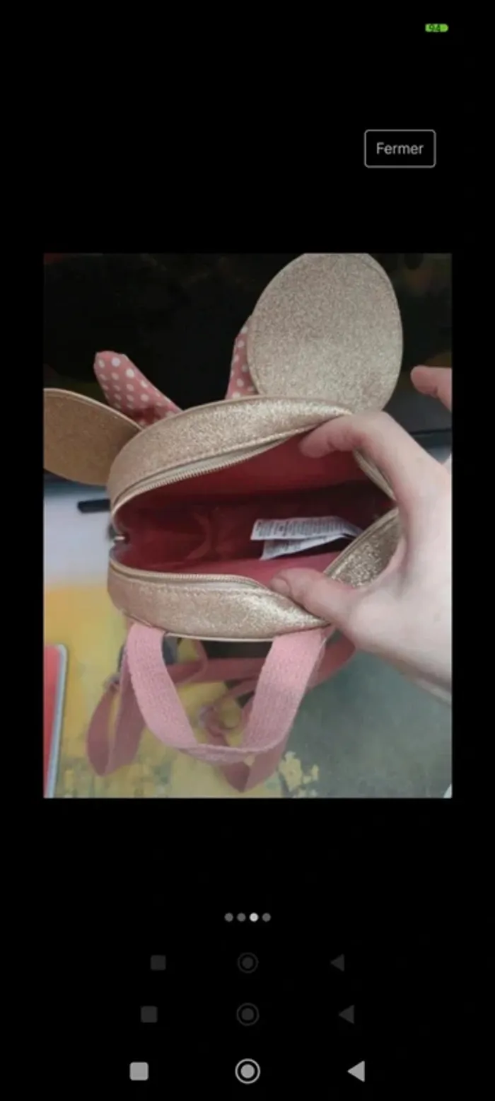 Sac à dos paillettes Disney - photo numéro 4