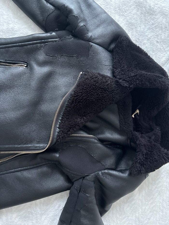 Manteau chaud noir Mango - photo numéro 4