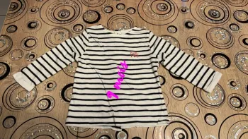 Pull blanc kiabi