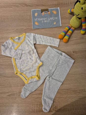 Ensemble body & legging MES PETITS CAILLOUX