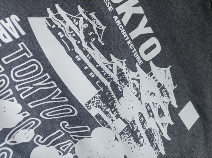 Sweats hoodie Tokyo japanese fashion gris foncé taille M ou S - photo numéro 6