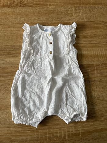 Combi short bébé fille