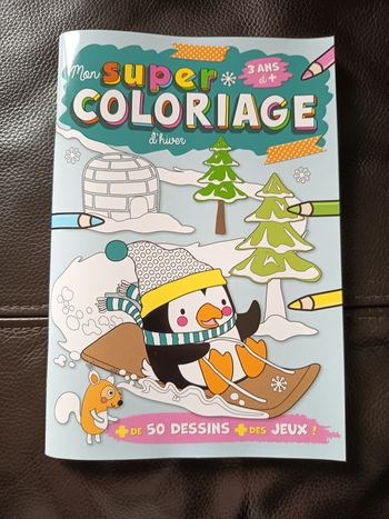 Livre carnet de coloriage et de jeux, NEUF 