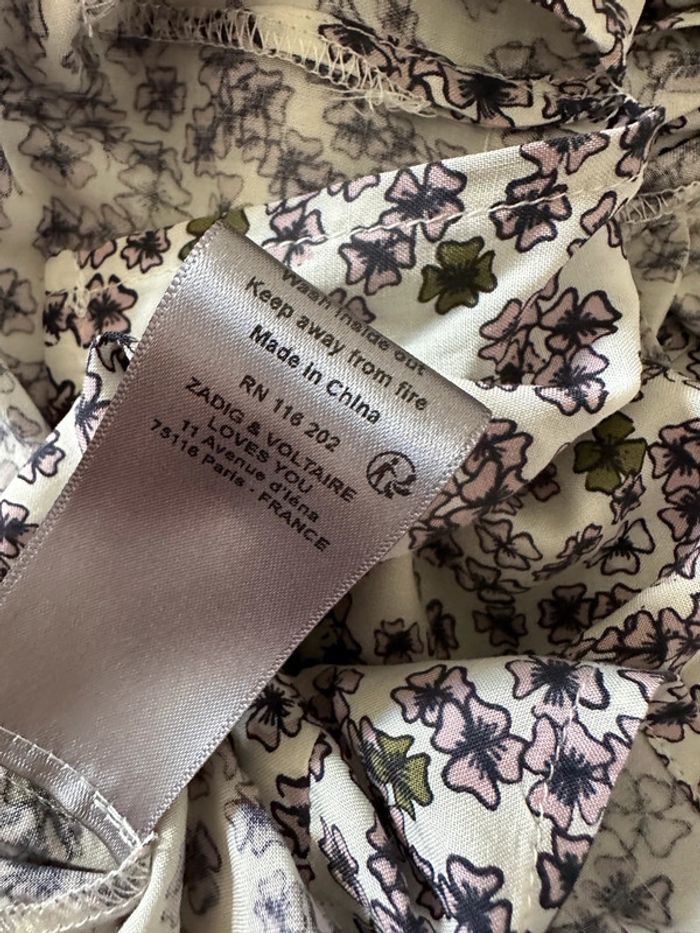 Robe hortensia Zadig et Voltaire T:M - photo numéro 11