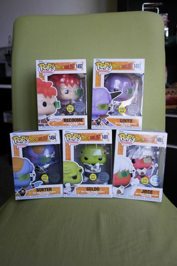 Lot 5 Pop Dragon Ball Z - commando Ginyu