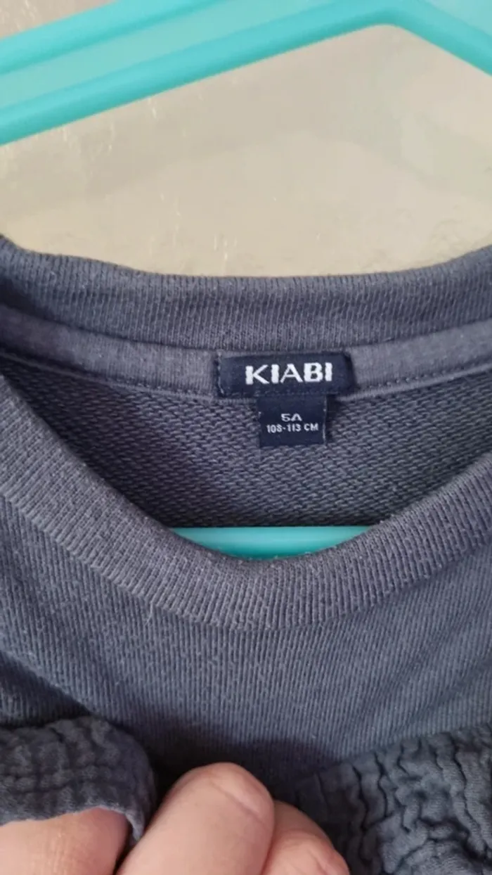Pull gris taille 5 ans kiabi - photo numéro 11