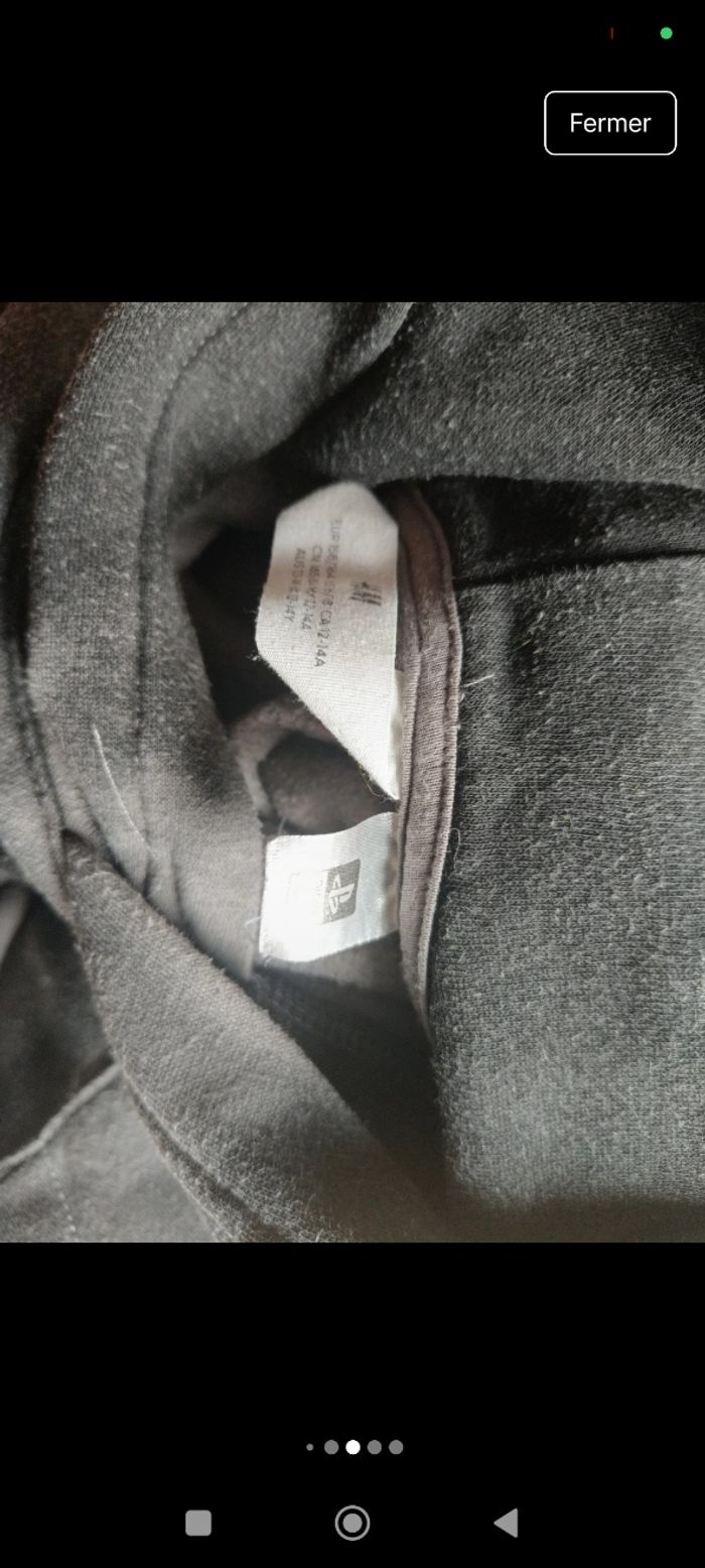 Sweat à capuche H&M PlayStation Official Licensed Product - photo numéro 4
