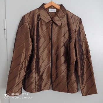 Veste kaki moirée t42