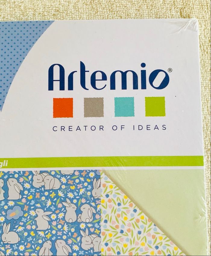 Bloc de 6 feuilles Artemio thème Pâques recto verso - photo numéro 2