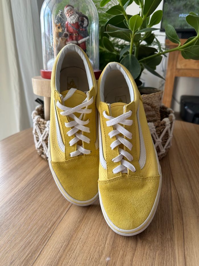 Vans old school jaune et blanche