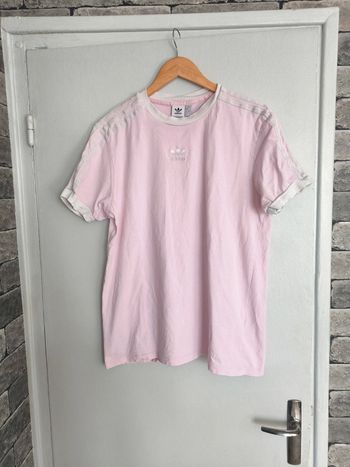 Tee shirt rose adidas taille L