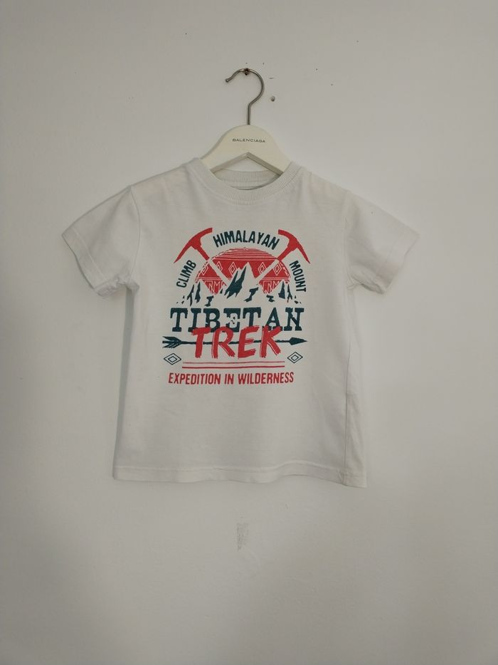 Tee shirt in extenso 5 ans blanc