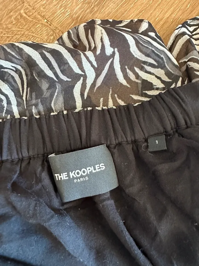 Mini jupe The Kooples noire et blanche taille 36 - photo numéro 5
