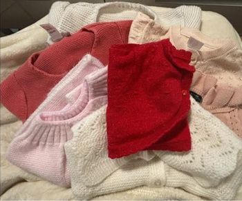 Lot de 7 vestes 1 mois