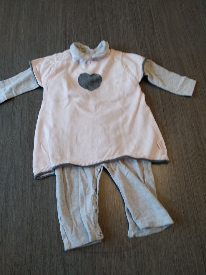 Ensemble combi+robes 6 mois - photo numéro 3