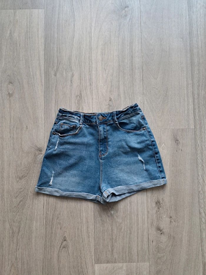 Short en jeans
