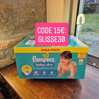 Couche taille 3 Baby Dry Pampers : 150 couches