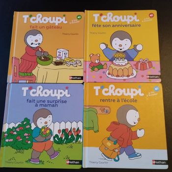 Lot livres enfant Nathan T'choupi