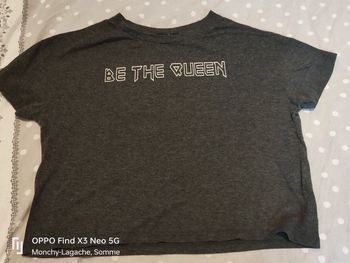 T-shirt large et court XS 0€50 -50% dès 2 achetés