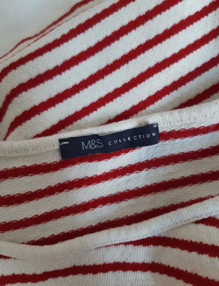 Tee shirt rayé M&S T42 - photo numéro 4