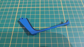 Garniture intérieure arrière gauche 2 68B N°68 Renault R8 Gordini 1/8 Eaglemoss  #A67
