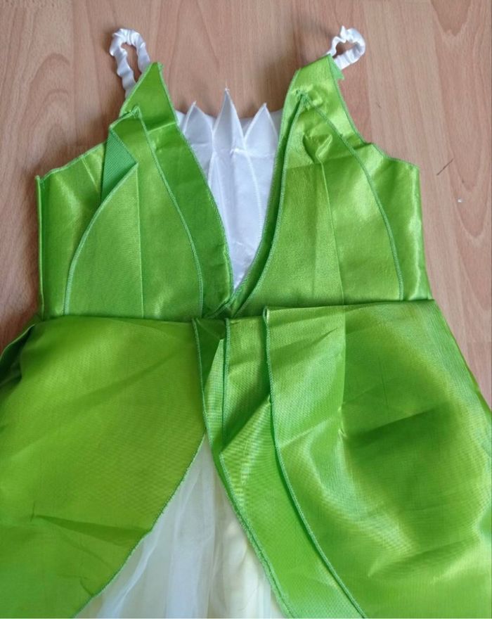 Déguisement robe princesse nénuphar fleur jaune 5-6ans - photo numéro 2