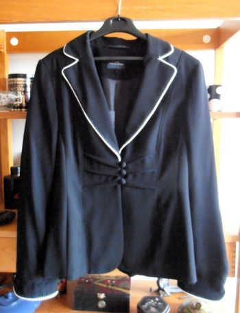 Blazer élégant femme, Your Sixth Sense, taille XXL 44, noir