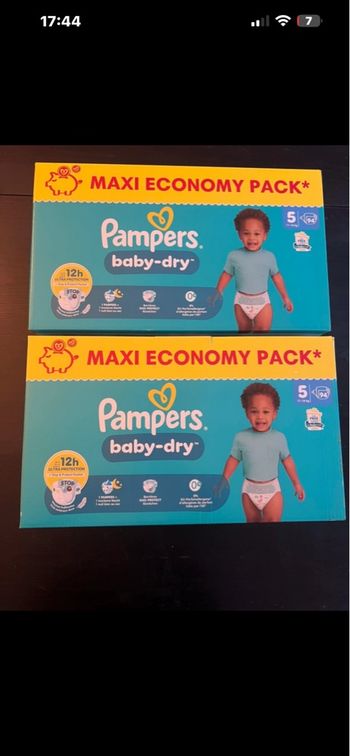 2 pampers baby dry t5