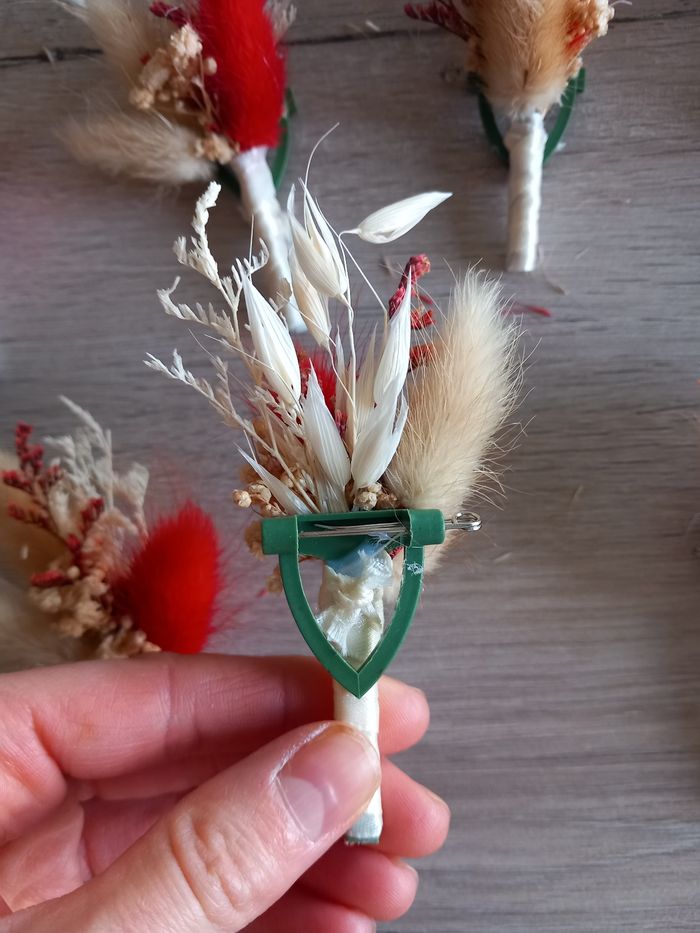 Boutonnieres pour mariage - photo numéro 2