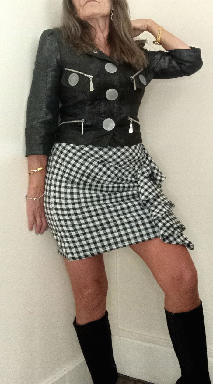Jupe a carreaux taille 36