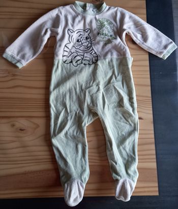 Pyjama velours bébé