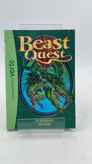 Livre Beast Quest Bibliothèque verte le serpent de mer N•2