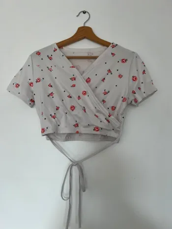 Tee shirt à nouer femme Shein