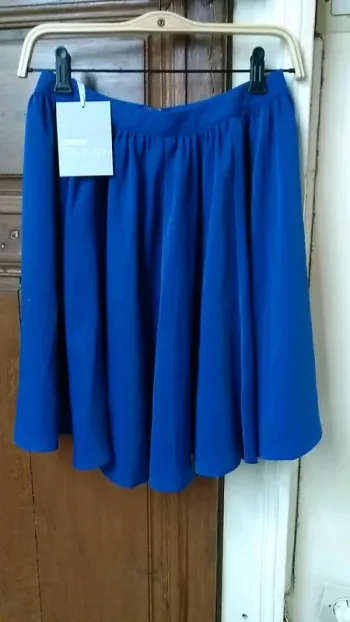 Jupe patineuse bleue électrique la redoute collection. Taille S
