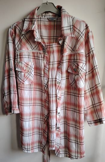 Chemise à carreaux légère – World Fashion