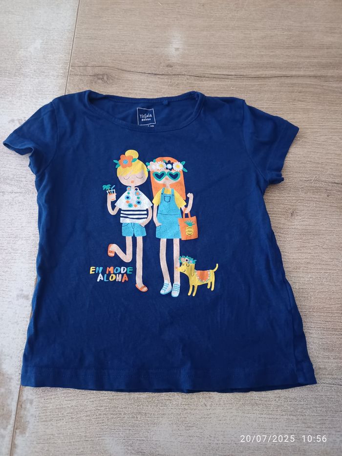 T-shirt mc en mode aloha