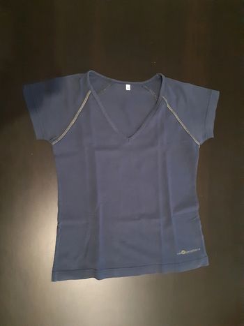 T-shirt femme bleu Marine