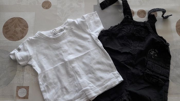 Ensemble salopette short - photo numéro 2