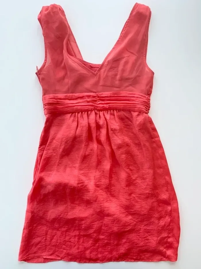 đž Robe corail Naf Naf Ă©lĂ©gante â Coupe flatteuse & finition soignĂ©e - taille xs - photo numĂ©ro 4