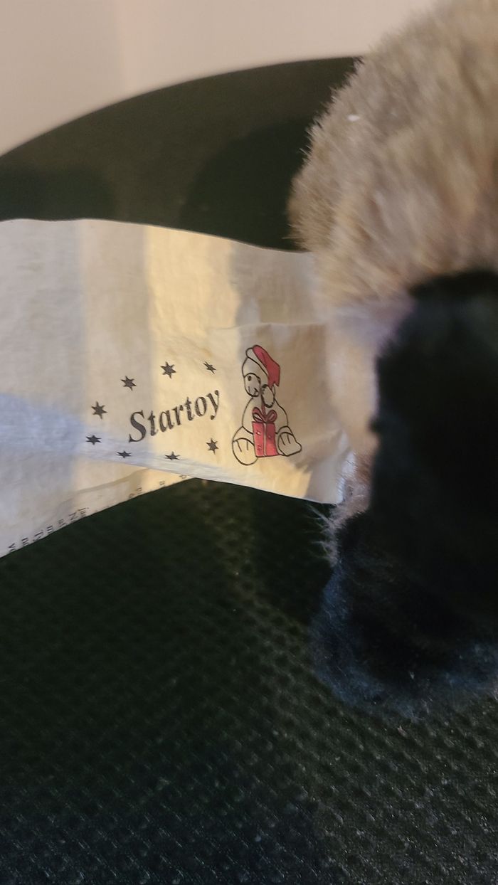 peluche marmotte siffleuse startoy - doudou marmotte castor 30 cm - photo numéro 4