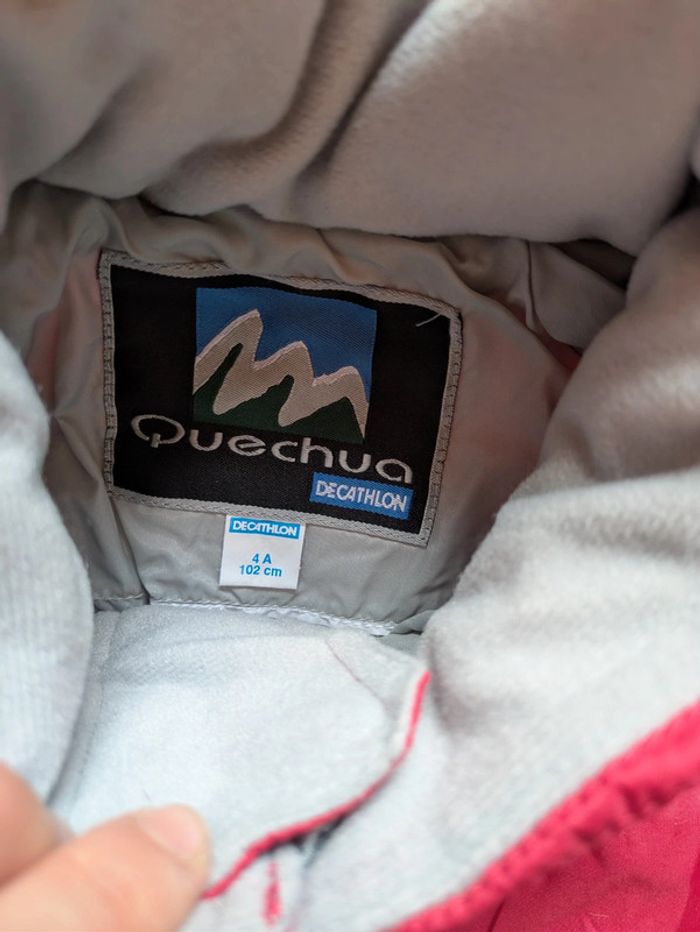 Combinaison de ski rouge 4 ans mixte quechua - photo numéro 3