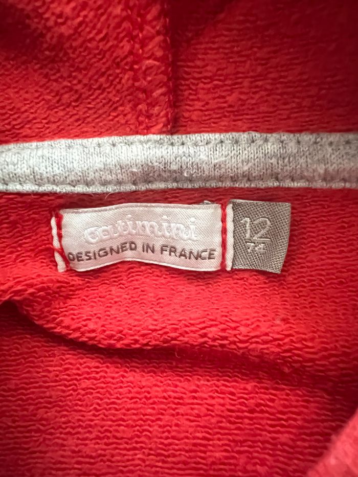Gilet à capuche rouge - photo numéro 7