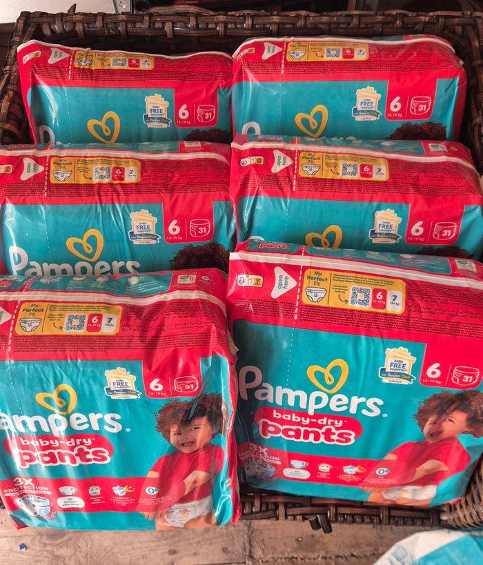 lot de 6 paquets pampers pants taille 6
